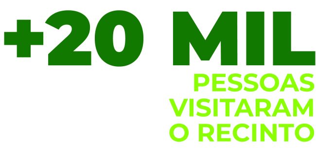 Mais de 20 mil pessoas visitaram o Recinto